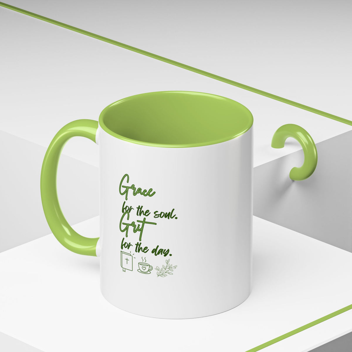 Different day Same God Endless Grace mug | Accent coffee mug